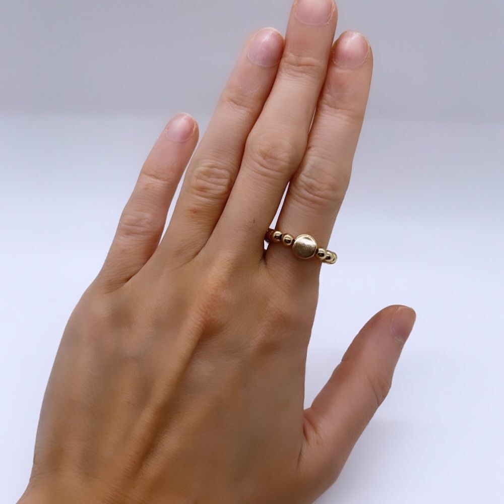 NWT Wool + Pepper Co. Gold Stackable Ring - Picture 6 of 6